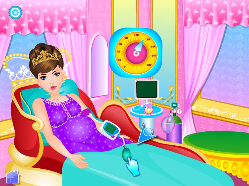 pregnant queen gives birth