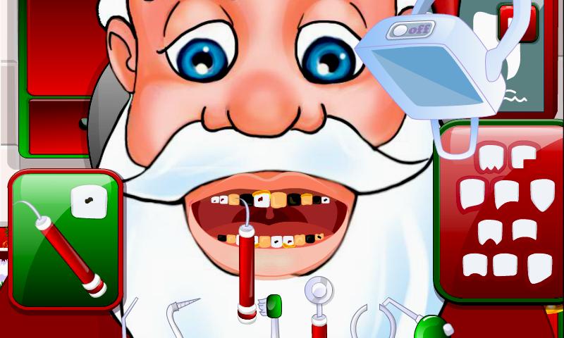 Christmas Santa Claus Dentist