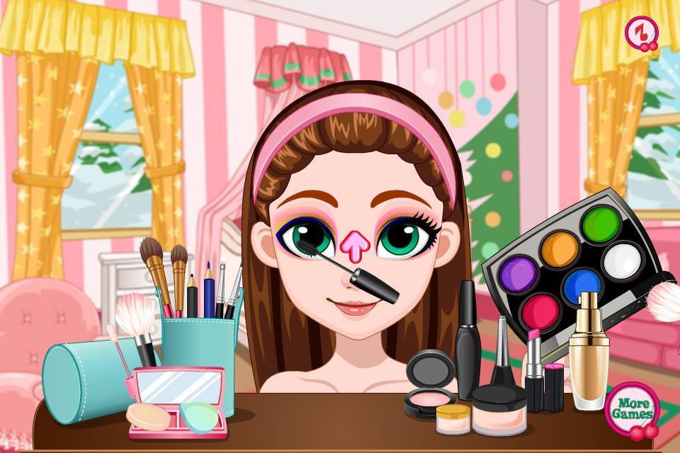 Cherry Christmas Make Up Look