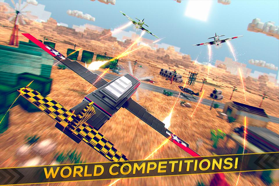 Blocky Dogfight Airplane Game