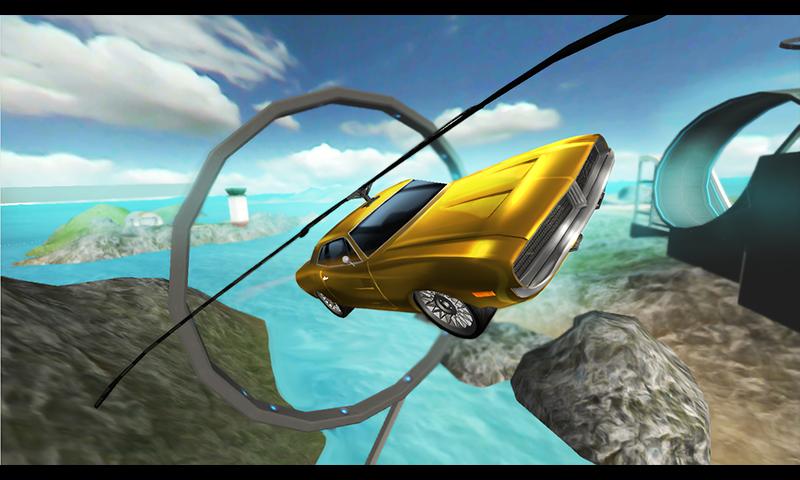 Helicopter Muscle Car Sim 3D