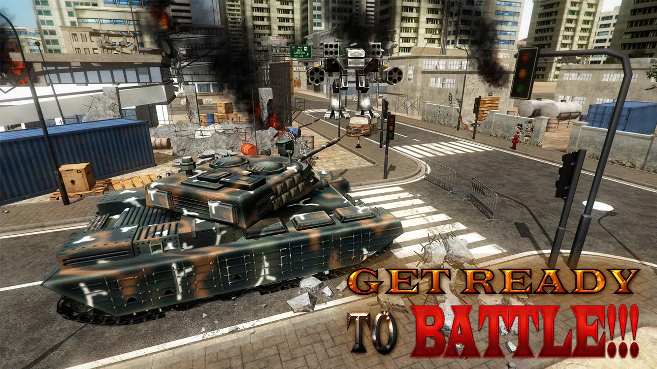 Army X Ray Tank Robot Battle