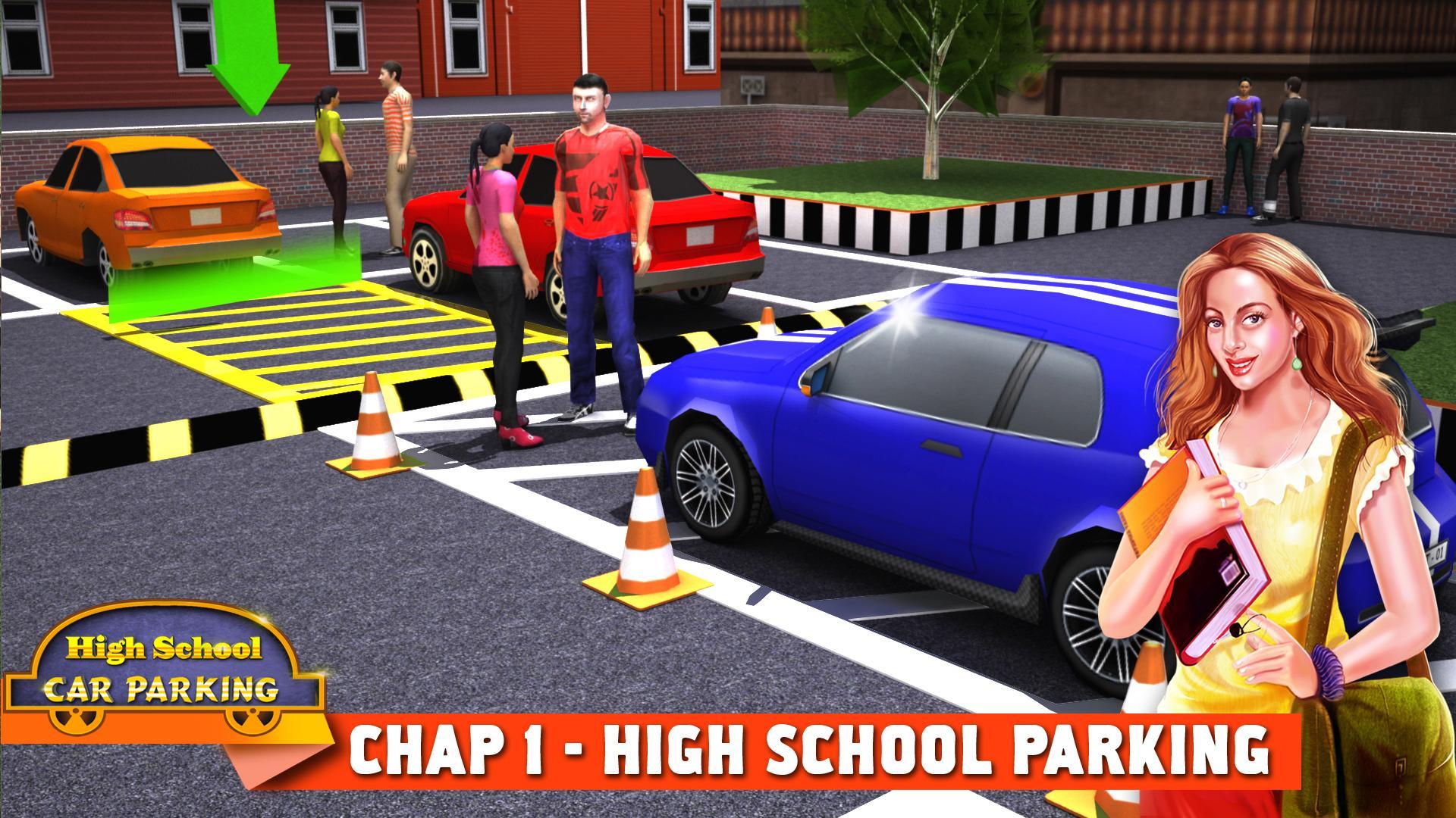 High School Car Parking 3D