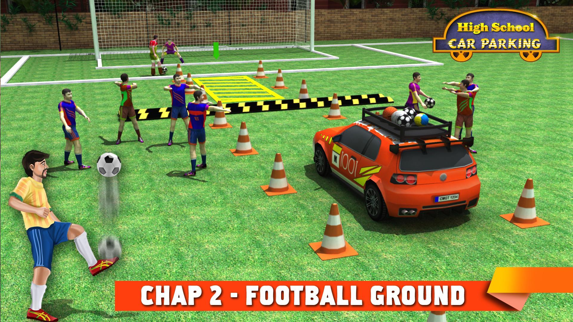 High School Car Parking 3D