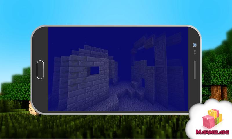 Map Underwater Land Atlantis MCPE