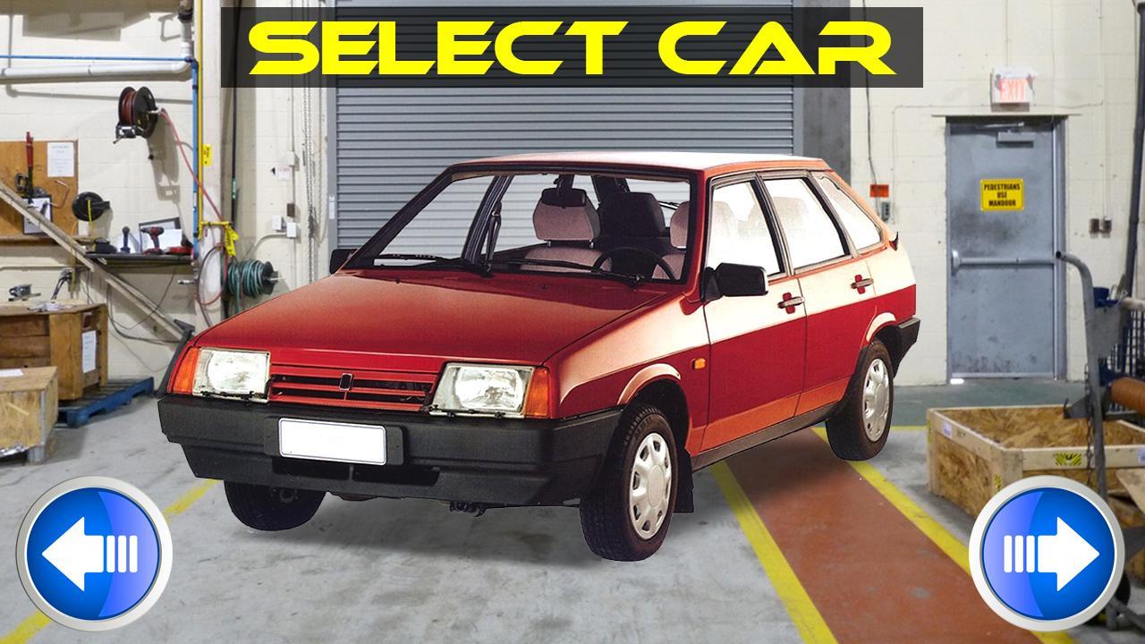 Winter Race in Car Lada Taz