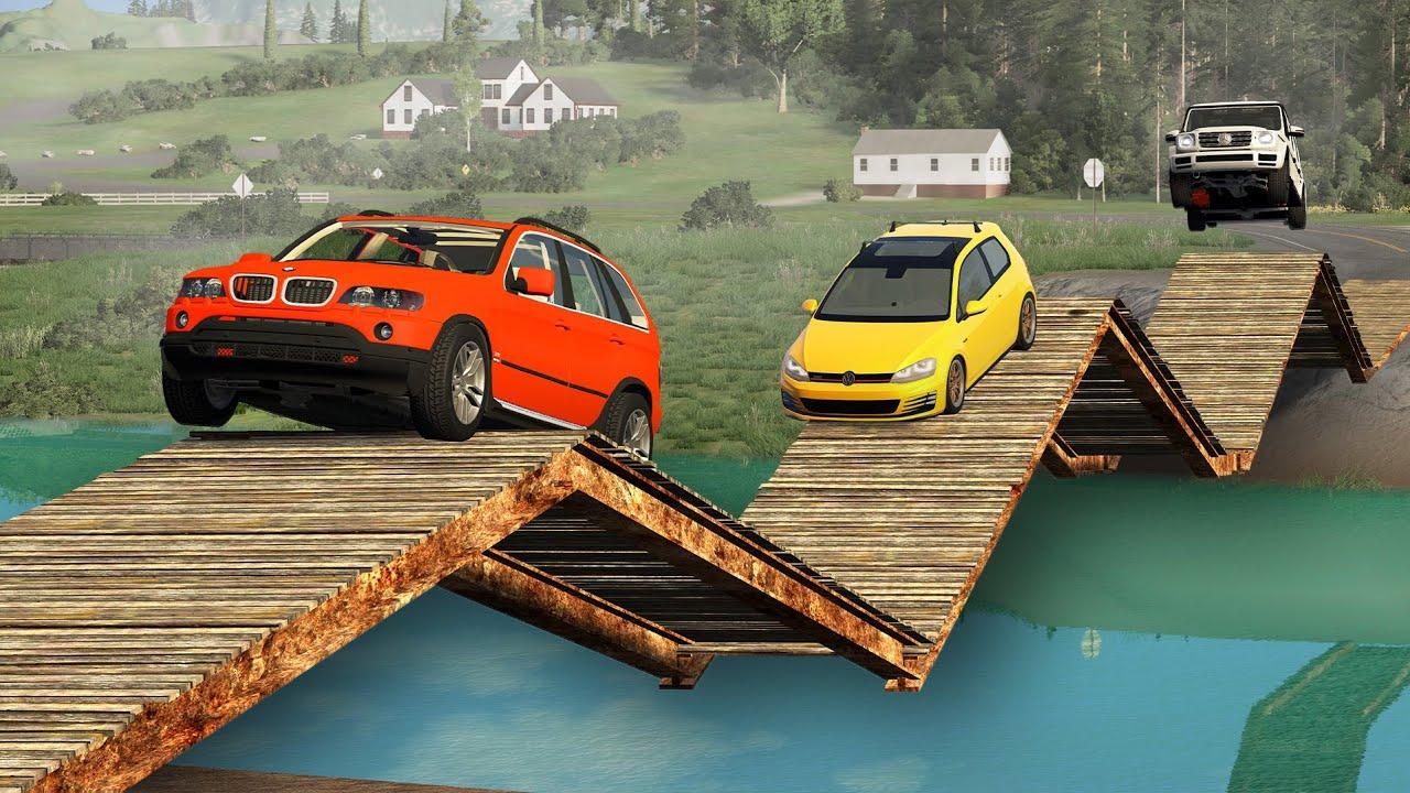 Wall Of Lava Volcano Cars 3D