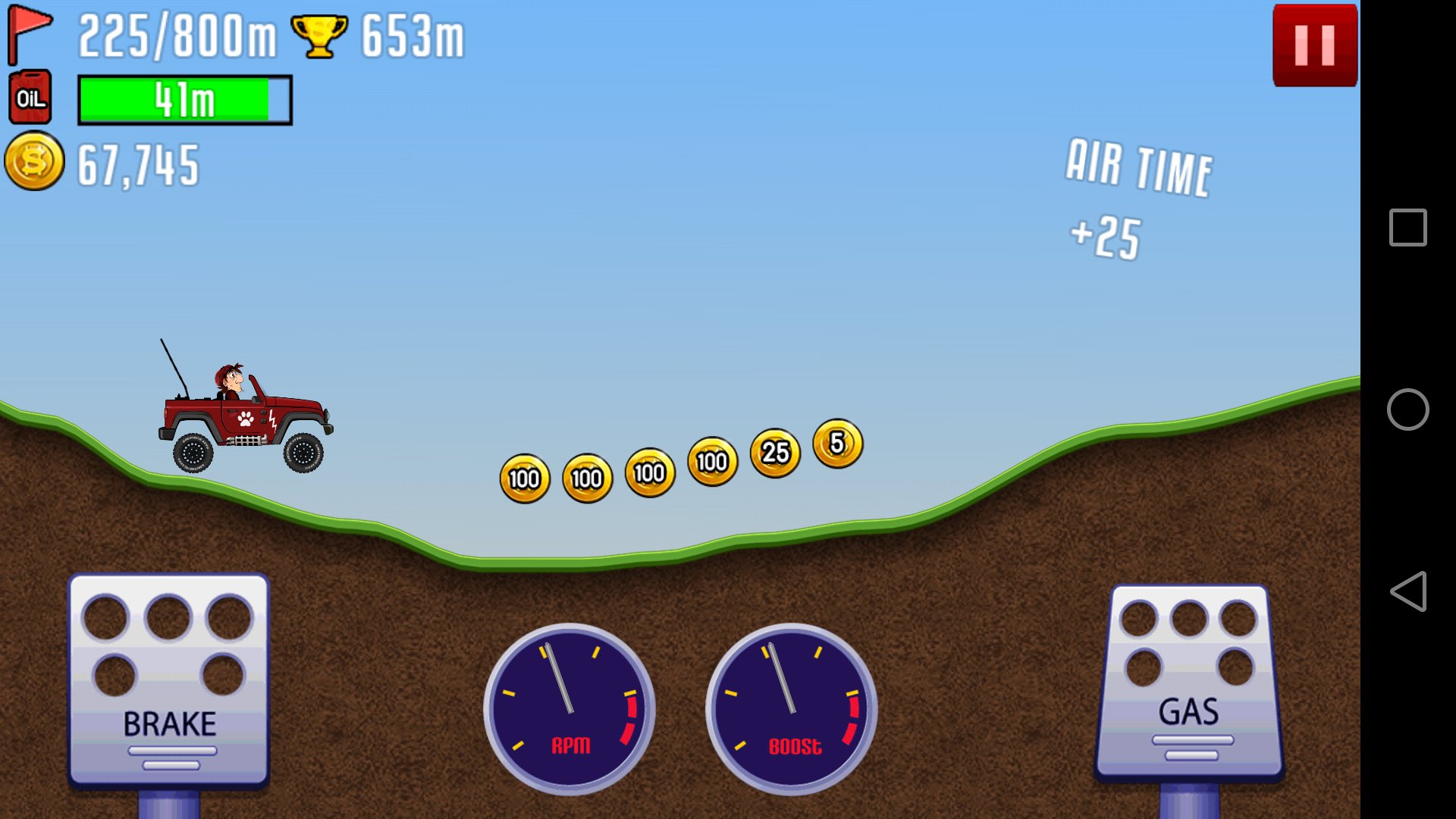 Mountain Hill Racing Car Climb