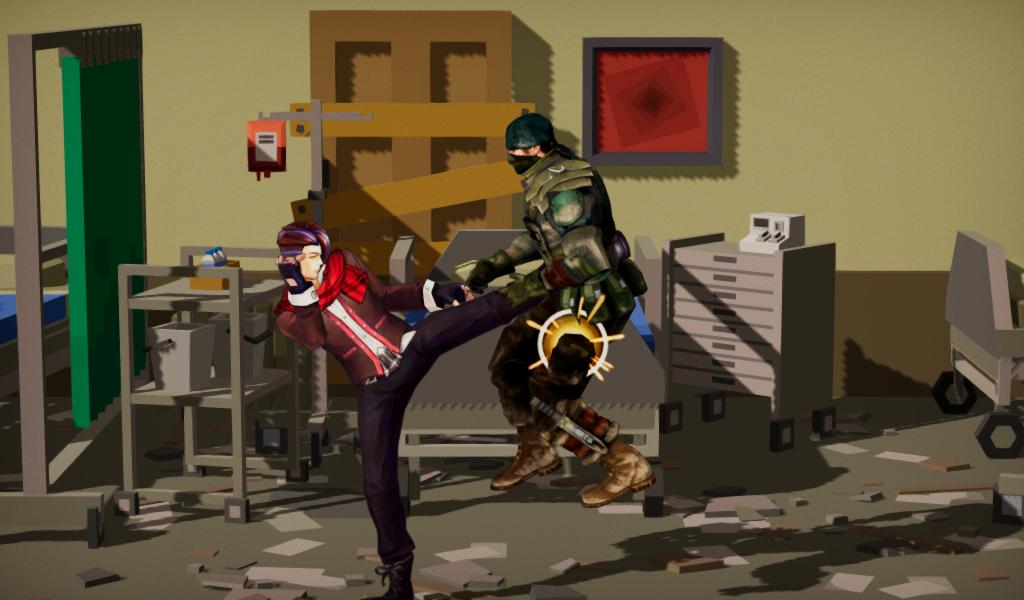 3D Fighting Game Street Fight