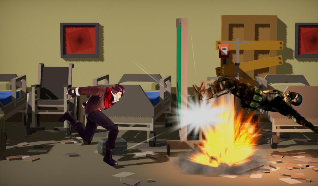 3D Fighting Game Street Fight